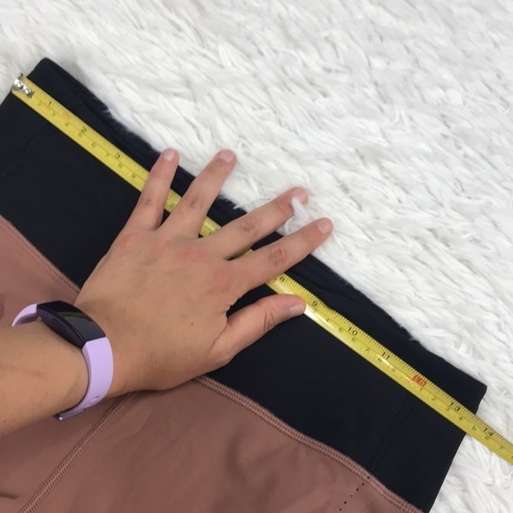 Lululemon Smooth Stride Crop Henna / Black - Picture 4 of 9